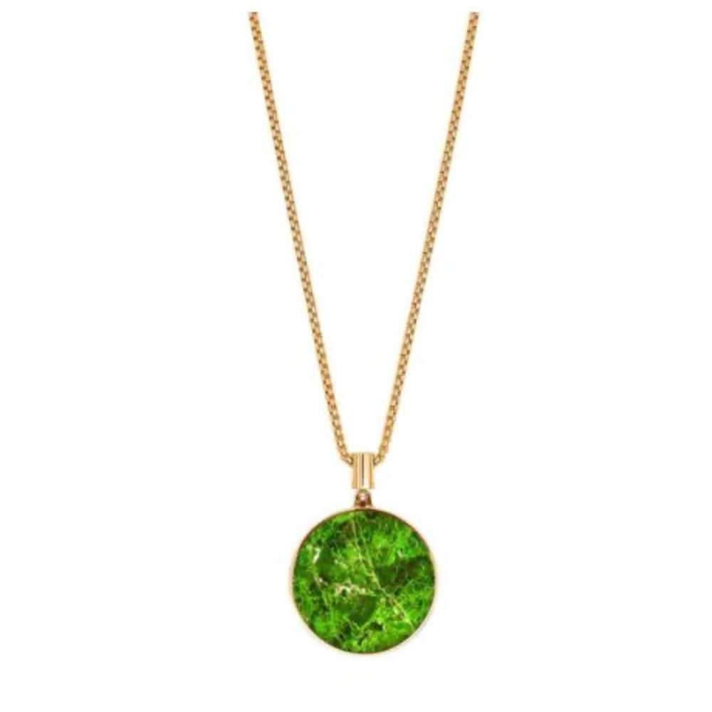 Gem Joy Green Pendant Necklace - Picture 6 of 6